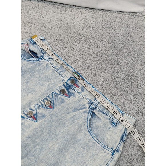 Vintage 80s Stefano Jeans Unisex 36/20W Baggy Skate Button Fly Patch Embroidered - Picture 5 of 9